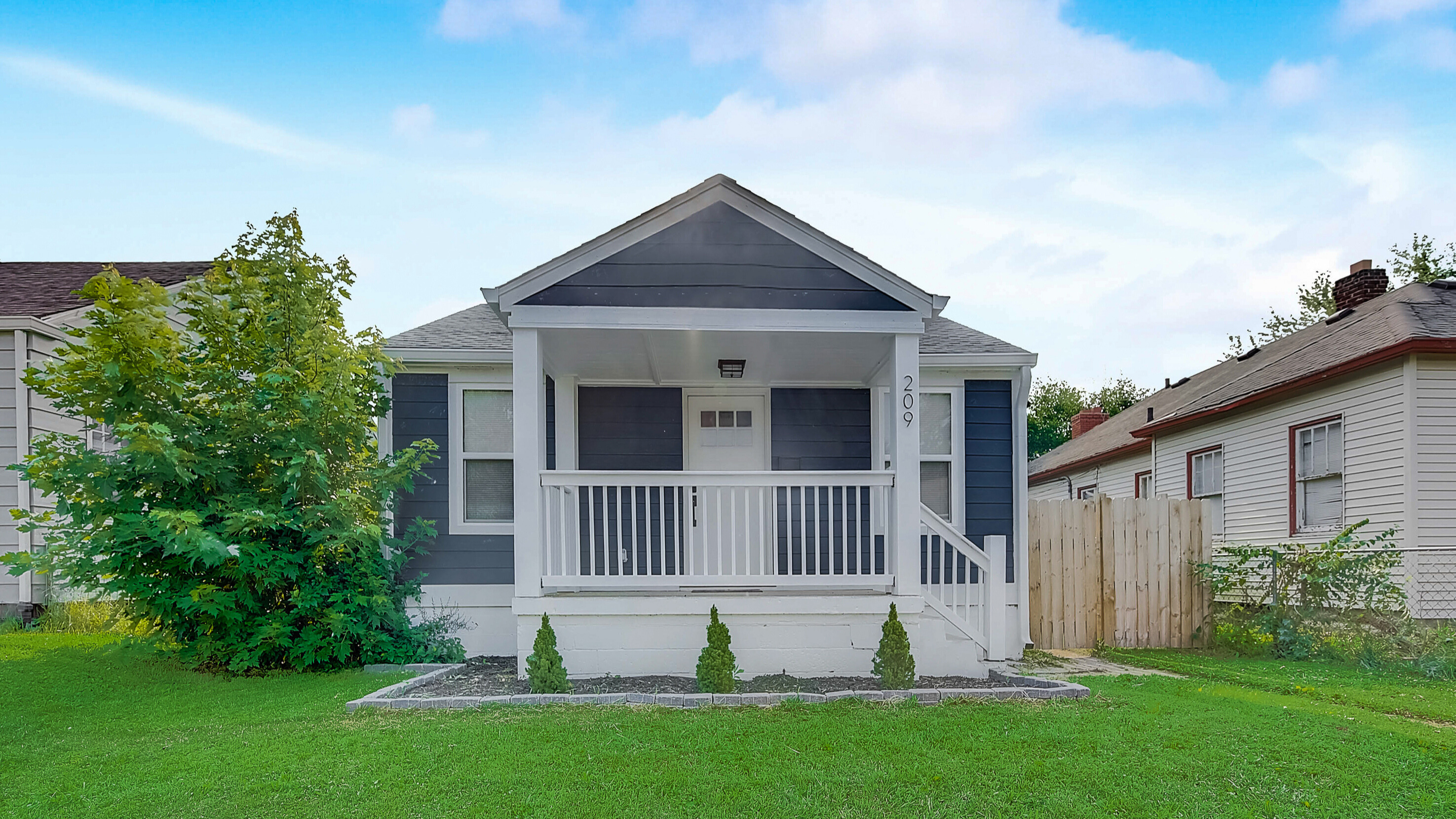 Exterior of a home in a quiet neighborhood